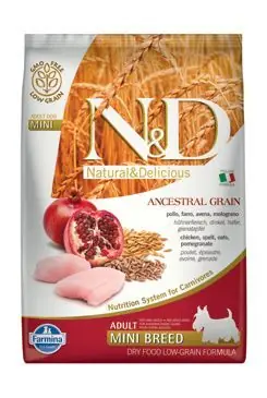 N&D LG DOG Adult Mini Chicken & Pomegranate 7kg Nejlepší Cena
