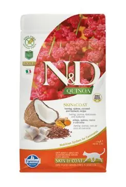 N&D Quinoa CAT Skin & Coat Herring & Coconut 1,5kg Kup Teď